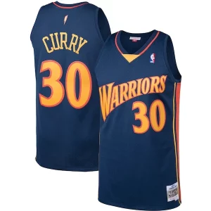 Stephen Curry Golden State Warriors 2009/10 Big & Tall Hardwood Classics Swingman Jersey Exquisite Navy