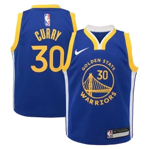 Stephen Curry Golden State Warriors Nike Preschool Dri FIT Swingman Player Éclatant Jersey Icon Edition Royal