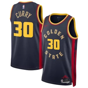 Stephen Curry Golden State Warriors Admirable Nike Unisex 2024/25 Swingman Player Jersey City Edition Navy
