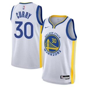 Stephen Curry Golden State Warriors Nike Distingué Youth Performance Swingman Jersey Association Edition White