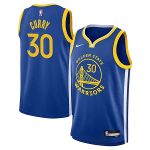 Stephen Curry Golden State Warriors Commémoratif Nike Youth Swingman Jersey Icon Edition Royal