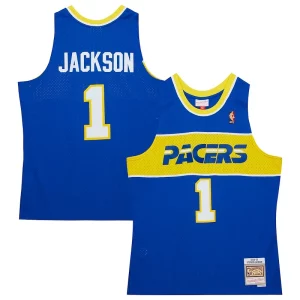 Stephen Jackson Indiana Collectible Pacers Hardwood Classics Swingman Jersey Royal