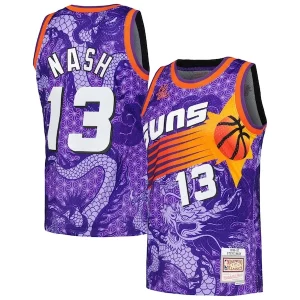Steve Nash Phoenix Suns Commémoratif 1996/97 Hardwood Classics Asian Heritage 6.0 Swingman Throwback Player Jersey Purple