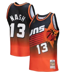 Steve Nash Phoenix Sophistiqué Suns 1996/97 Hardwood Classics Fadeaway Swingman Player Jersey Orange/Black