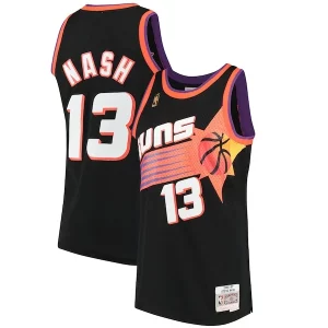 Steve Nash Phoenix Exclusif Suns 1996/97 Hardwood Classics Swingman Jersey Black