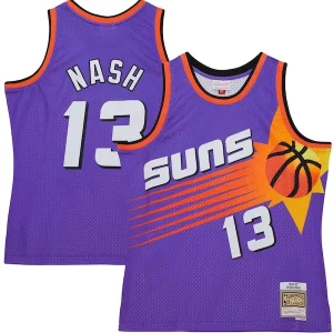 Steve Nash Phoenix Exquisite Suns Hardwood Classics 1996/97 Tropical Swingman Jersey Purple