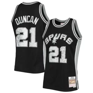 Tim Duncan San Antonio Spurs 1998/99 Hardwood Classics NBA 75th Anniversary Magnifique Diamond Swingman Jersey Black