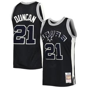 Tim Duncan San Antonio Spurs Classique 1998/99 Hardwood Classics Off Court Swingman Jersey Black