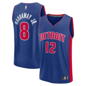 Tim Hardaway Jr. Detroit Pistons Fast Break Replica Commémoratif Player Jersey Icon Edition Blue