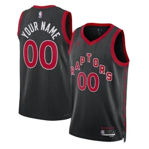 Toronto Raptors Jordan Brand Unisex 2022/23 Swingman Custom Jersey Statement Edition Black Unique