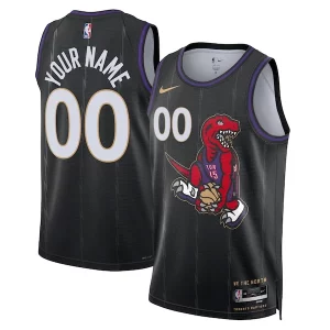 Toronto Raptors Nike Unisex 2024/25 Custom Swingman Prime Jersey City Edition Black