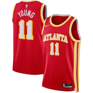Trae Young Atlanta Hawks Superbe Nike Unisex Swingman Jersey Icon Edition Red/White