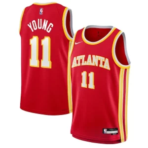 Trae Gracieux Young Atlanta Hawks Nike Youth Swingman Jersey Icon Edition Red