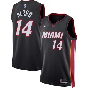 Tyler Herro Miami Premium Heat Nike Unisex Swingman Jersey Icon Edition Black