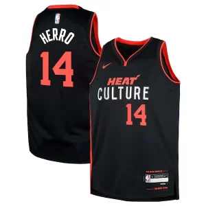 Tyler Herro Miami Heat Nike Youth Swingman Replica Jersey Admirable City Edition Black