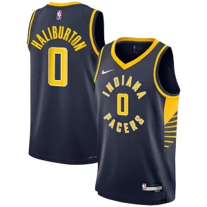 Tyrese Haliburton Indiana Pacers Nike Youth Swingman Jersey Icon Incontournable Edition Navy