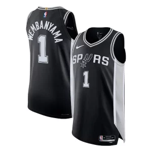 Victor Wembanyama San Antonio Splendide Spurs Nike Authentic Jersey Icon Edition Black