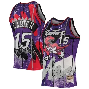 Vince Carter Toronto Raptors Gracieux Hardwood Classics 1998/99 Hyper Hoops Swingman Jersey Purple