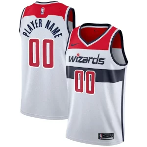 Washington Wizards Nike 2020/21 Swingman Custom Jersey Association Edition White Exquisite