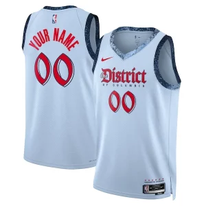 Washington Wizards Nike Magnifique Unisex 2024/25 Custom Swingman Jersey City Edition Powder Blue
