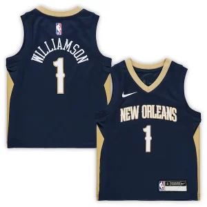 Zion Williamson New Orleans Pelicans Nike Preschool Replica Jersey Icon Incontournable Edition Navy