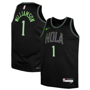 Zion Williamson New Orleans Pelicans Nike Charming Youth Swingman Replica Jersey City Edition Black