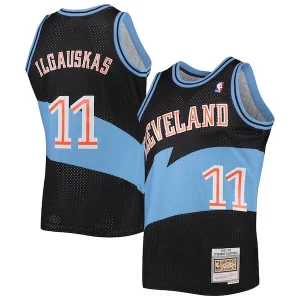 Zydrunas Ilgauskas Unique Cleveland Cavaliers Hardwood Classics Swingman Jersey Black