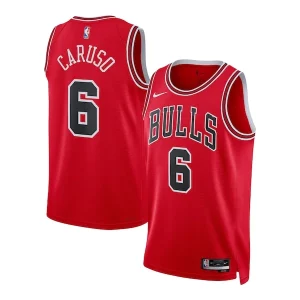 Alex Caruso Chicago Bulls Nike Unisex Swingman Sophistiqué Jersey Icon Edition Red