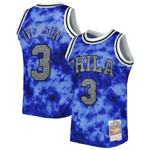 Allen Iverson Philadelphia 76ers Classique 1996/97 Galaxy Swingman Jersey Royal