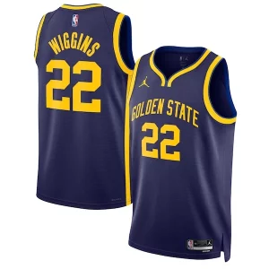 Andrew Wiggins Golden State Warriors Jordan Brand Unisex Swingman Premium Jersey Statement Edition Navy