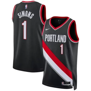 Anfernee Simons Portland Trail Blazers Nike Unisex Swingman Jersey Uniques Association Edition Black