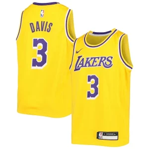 Anthony Davis Los Angeles Lakers Splendide Nike Youth Swingman Jersey Icon Edition Gold