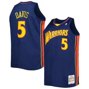 Baron Davis Golden State Warriors Big & Tall Hardwood Confortable Classics 2006/07 Swingman Jersey Navy