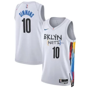 Ben Simmons Brooklyn Nets Nike Unisex 2022/23 Swingman Jersey City Edition Dashing White