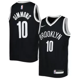 Ben Simmons Brooklyn Nets Nike Youth Swingman Jersey Icon Edition Black Bold
