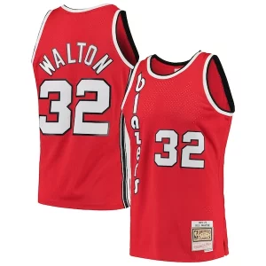Bill Walton Portland Collectible Trail Blazers 1976/77 Hardwood Classics Swingman Jersey Red