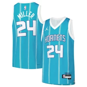 Brandon Miller Charlotte Hornets Éclatant Nike Youth Swingman Jersey Icon Edition Teal