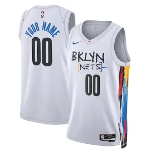 Brooklyn Nets Nike Unisex 2022/23 Swingman Custom Jersey City Charming Edition White