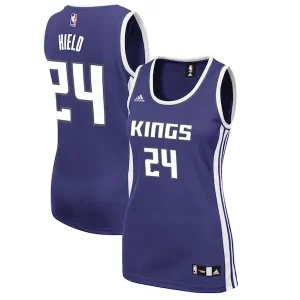 Buddy Unique Hield Sacramento Kings adidas Women's Road Replica Jersey Purple