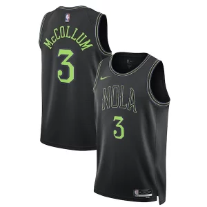 CJ McCollum New Orleans Pelicans Nike Unisex 2023/24 Swingman Jersey Black City Edition Refiné