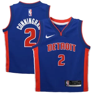 Cade Cunningham Detroit Pistons Nike Toddler Swingman Player Jersey Icon Edition Blue Personalisable