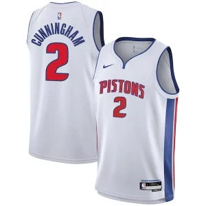 Cade Cunningham Detroit Pistons Nike Youth Magnifique Swingman Jersey Association Edition White