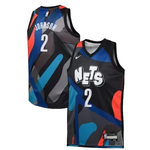 Cameron Johnson Brooklyn Nets Nike Youth Swingman Replica Jersey Stylish City Edition Black