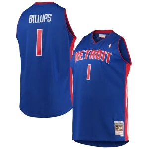 Chauncey Billups Detroit Pistons 2003/04 Big & Superbe Tall Hardwood Classics Swingman Jersey Blue