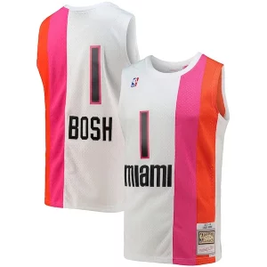 Chris Bosh Miami Heat Luxueux 2001/02 Hardwood Classics Swingman Jersey White