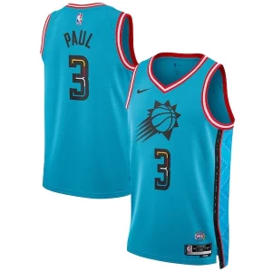 Chris Paul Phoenix Suns Nike Vibrant Unisex 2022/23 Swingman Jersey City Edition Turquoise