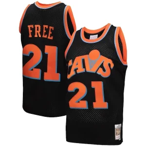 Cleveland Cavaliers 1984 85 Hardwood Classics World B. Free Reload 3.0 Swingman Jersey Notable Black