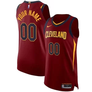 Cleveland Cavaliers Nike Authentic Custom Stylish Jersey Wine Icon Edition