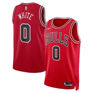 Coby White Premium Chicago Bulls Nike Unisex Swingman Jersey Icon Edition Red