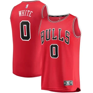 Coby White Chicago Bulls Youth Fast Break Replica Player Jersey Icon Edition Red Exquisite